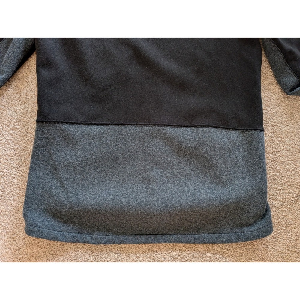 47 Brand Pittsburgh Steelers Full Zip Hoodie Jacket Forward Fleece Black Grey - Picture 7 of 8